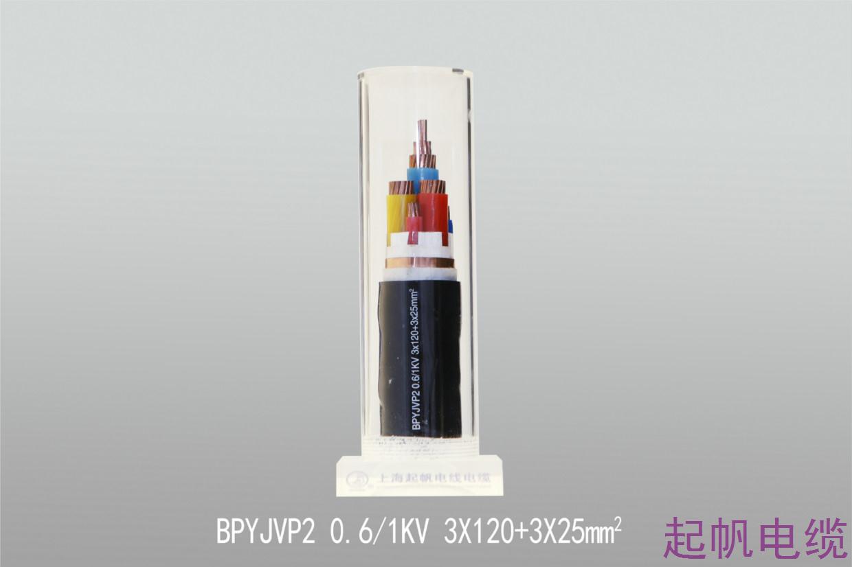 變頻電纜BPYJVP2 0.6 1KV 3X120+3X25mm2